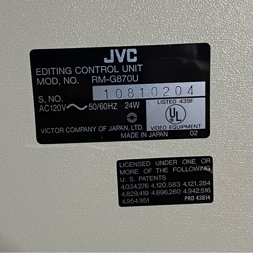 JVC Editing Control Unit - Picture 9 of 10